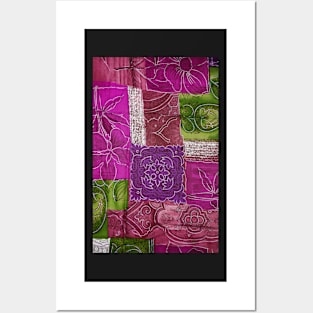 Pink Fabric Texture Posters and Art